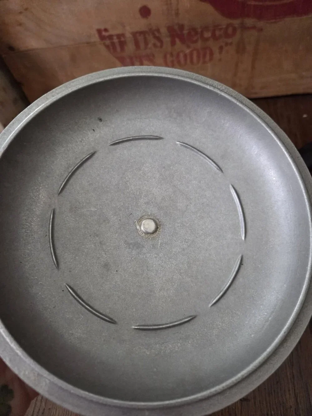 Club Vintage Aluminum Harvest Gold Yellow Pot Pan Lid 2 Qt